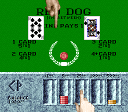 Super Caesars Palace (SNES) screenshot: Red Dog