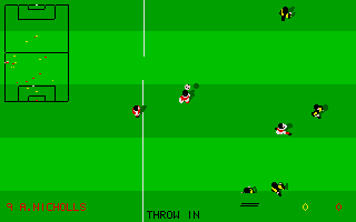 Kick Off 2 (Atari ST) screenshot: Throw in