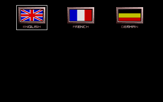 Times of Lore (Atari ST) screenshot: Choose a language