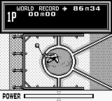 Track & Field (Game Boy) screenshot: Hammer Throw.