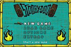 Scooby Doo (Game Boy Advance) screenshot: Title screen