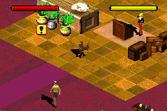 Scooby Doo (Game Boy Advance) screenshot: Moving around with Scooby