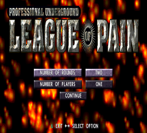 Screenshot of Professional Underground League of Pain (PlayStation ...