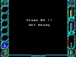 Eliminator (ZX Spectrum) screenshot: Lost a life