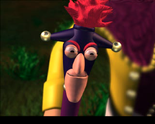 Pandemonium 2 (PlayStation) screenshot: ...his crazy puppet Sid...