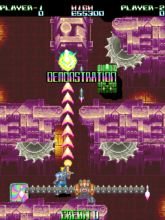 FixEight (Arcade) screenshot: Howard Young and GX-026 demo