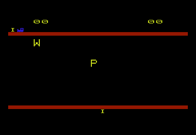 Kids on Keys (VIC-20) screenshot: Here come some letters.