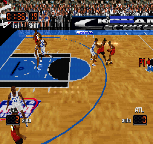 Screenshot of NBA in the Zone '99 (PlayStation, 1999) - MobyGames