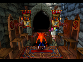 Screenshot of Crash Bandicoot (PlayStation, 1996) - MobyGames