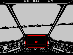 Skyfox (ZX Spectrum) screenshot: We've found one