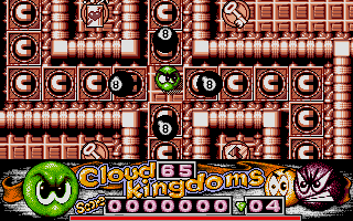 Cloud Kingdoms (Atari ST) screenshot: Quartet kingdom
