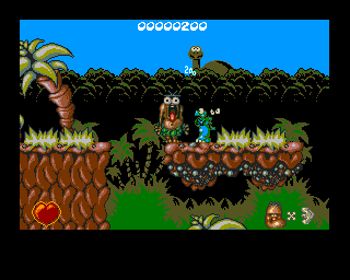 Screenshot of Chuck Rock (Amiga, 1991) - MobyGames