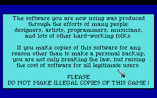 Hero's Quest: So You Want to Be a Hero (Atari ST) screenshot: A not unreasonable request. But surely they would make exceptions for video game historians!
