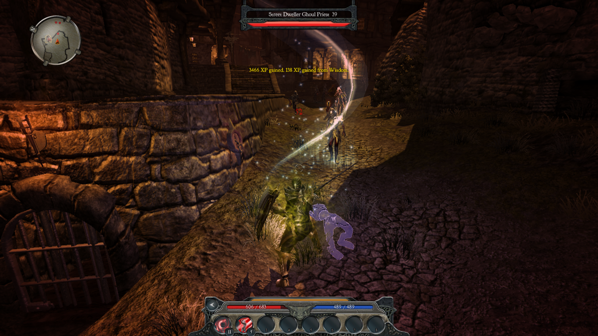 Divinity II: Flames of Vengeance (Windows) screenshot: But beware, because there's a new sheriff in town.