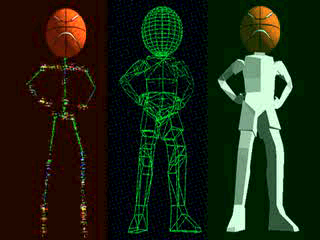 NBA in the Zone 2 (PlayStation) screenshot: Intro movie.