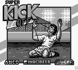 Super Kick Off (Game Boy) screenshot: Title Screen