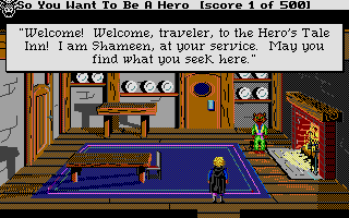 Hero's Quest: So You Want to Be a Hero (Atari ST) screenshot: You'll be seeing a lot more of these guys in the sequel.