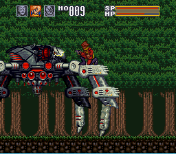 Cyborg 009 (SNES) screenshot: Boss-fight