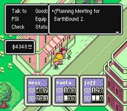EarthBound (SNES) screenshot: You mean Mother 3?