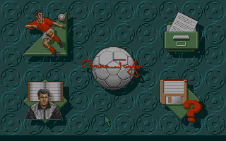 Graham Taylor's Soccer Challenge (Atari ST) screenshot: Main menu