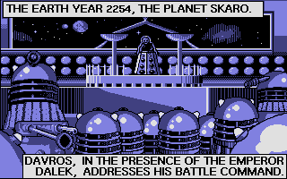 Dalek Attack (Atari ST) screenshot: More introduction