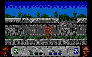 Altered Beast (Atari ST) screenshot: You have been transformed into a beast