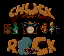 Chuck Rock (SNES) screenshot: Title screen