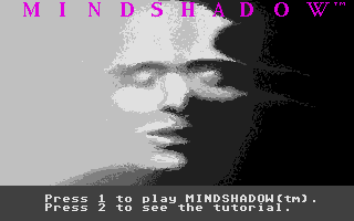Mindshadow (Atari ST) screenshot: Title screen