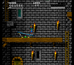 Dream TV (SNES) screenshot: Stuck on the see-saw without a counterweight