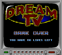 Screenshot of Dream TV (SNES, 1992) - MobyGames