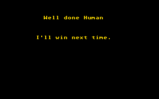 Bridge It (Atari ST) screenshot: Human victory!