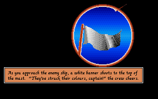 Pirates! Gold (Amiga CD32) screenshot: They struck their colors!