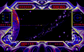 Purple Saturn Day (Atari ST) screenshot: The Ring Pursuit race