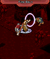 Rifts: Promise of Power (N-Gage) screenshot: Casting a spell.