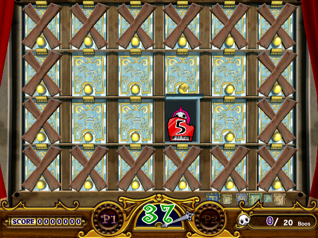 Manic Panic Ghosts (Arcade) screenshot: A memory mini game