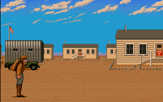 Rocket Ranger (Amiga) screenshot: The rocket ranger