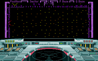 Xiphos (Atari ST) screenshot: Starmap