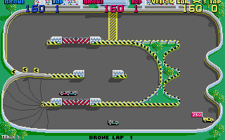 Super Sprint (Atari ST) screenshot: A bonus has appeared