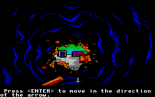 Manhunter 2: San Francisco (Amiga) screenshot: Climbing through a tunnel.