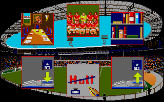 Kenny Dalglish Soccer Manager (Atari ST) screenshot: Main menu