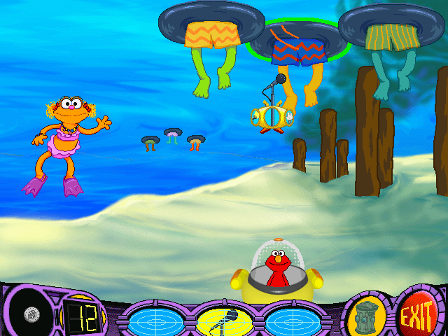 Elmo's Deep Sea Adventure (Windows) screenshot: Really, what IS that sound?