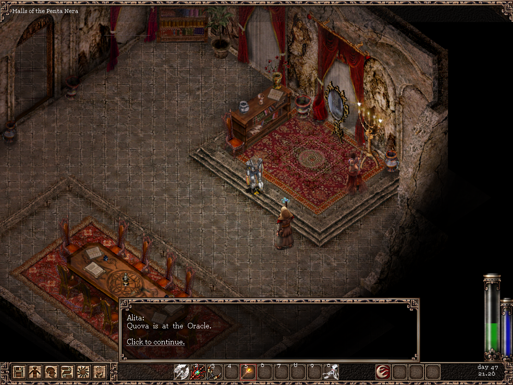 Heretic Kingdoms: The Inquisition (Windows) screenshot: Back at the order