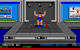 World Games (Atari ST) screenshot: I made it!