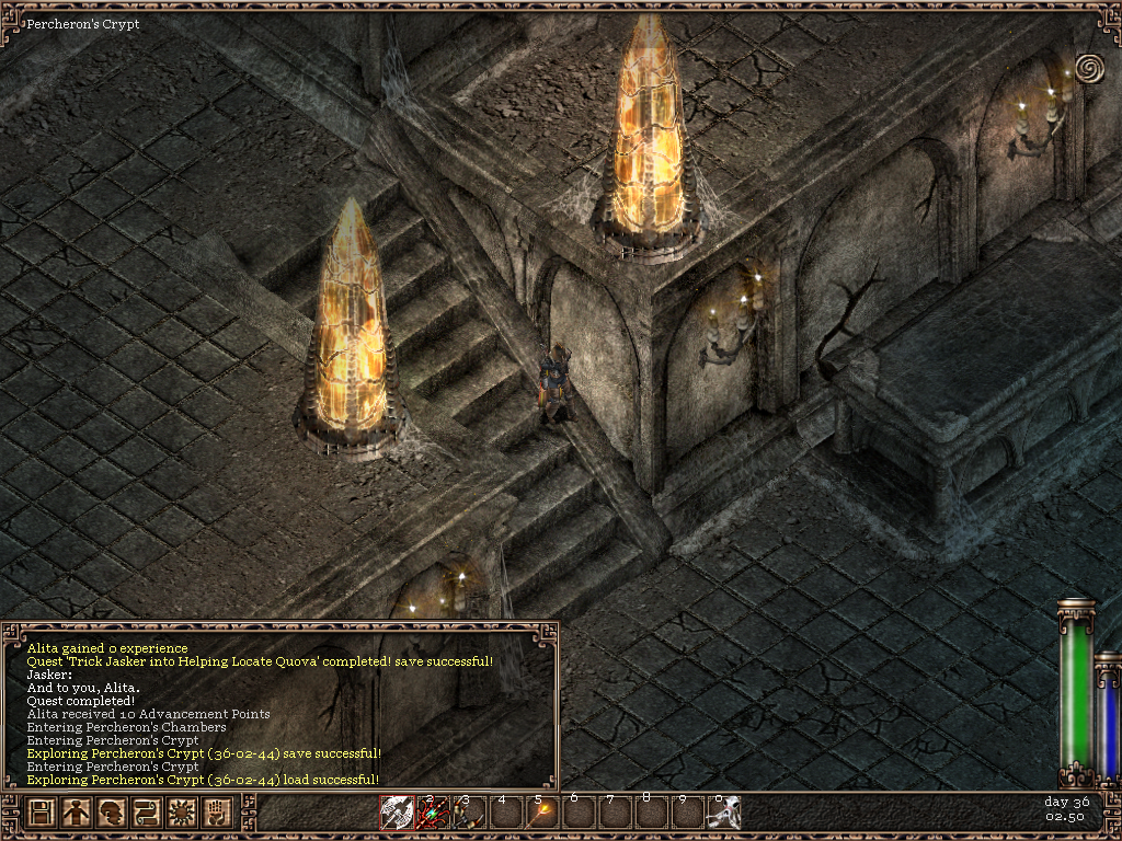 Heretic Kingdoms: The Inquisition (Windows) screenshot: In a crypt