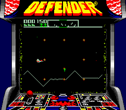 Arcade Classic 4: Defender/Joust (Game Boy) screenshot: Kaboom!