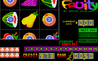 Fruity (Atari ST) screenshot: I got a "next win"