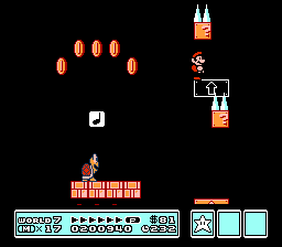 Super Mario Bros. 3 (NES) screenshot: Going gets tough