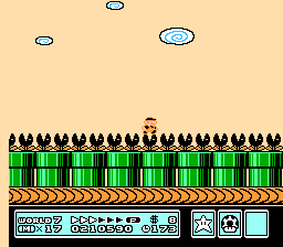 Super Mario Bros. 3 (NES) screenshot: Oh, not another death!