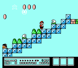 Screenshot of Super Mario Bros. 3 (NES, 1988) - MobyGames