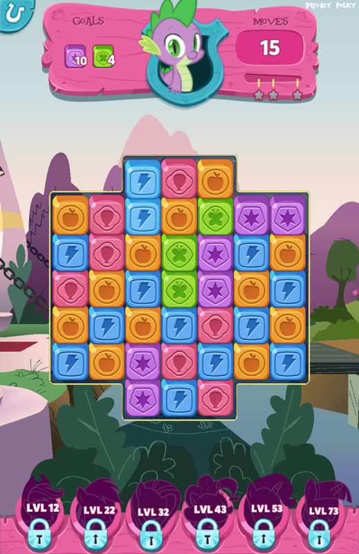 Screenshot of My Little Pony: Puzzle Party (Android, 2016) - MobyGames